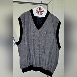 Men's Gray Golf Vest